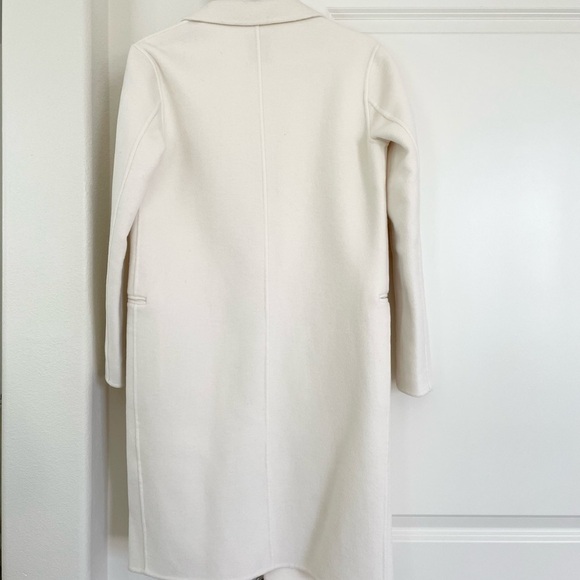 Sandro Dilan double face long wool coat xs - Picture 5 of 9